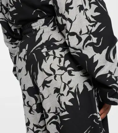 Dries Van Noten Floral pleated cotton jersey sweatpants | Thumbnail 5 Dries Van Noten Floral pleated cotton jersey sweatpants | Thumbnail 5