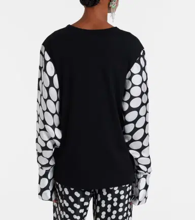 Dries Van Noten Polka-dot cotton-blend top | Thumbnail 2