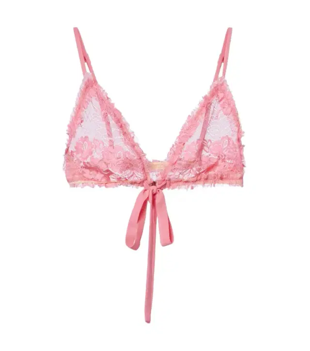 The Attico Lace bra top