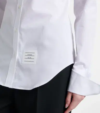 Thom Browne Logo cotton shirt | Thumbnail 8 Thom Browne Logo cotton shirt | Thumbnail 8