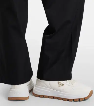 Prada Prax 01 leather sneakers | Thumbnail 2