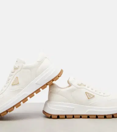 Prada Prax 01 leather sneakers | Thumbnail 4