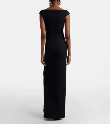 Safiyaa Lucrezia embellished crêpe gown | Thumbnail 3 Safiyaa Lucrezia embellished crêpe gown | Thumbnail 3