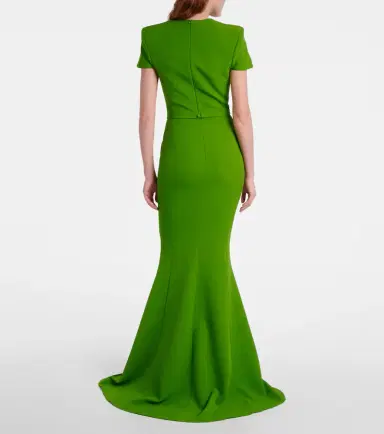 Safiyaa Parker crêpe gown | Thumbnail 3