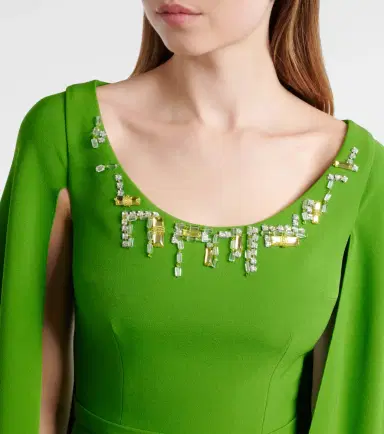 Safiyaa Agata embellished crêpe gown | Thumbnail 4 Safiyaa Agata embellished crêpe gown | Thumbnail 4