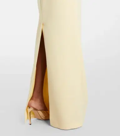 Safiyaa Vanna draped crêpe gown | Thumbnail 5