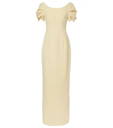 Safiyaa Vanna draped crêpe gown | Thumbnail 1