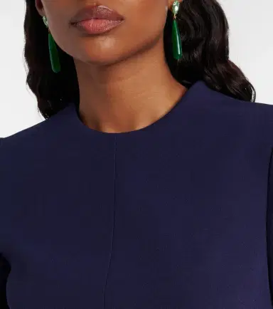 Safiyaa Luisa belted crêpe midi dress | Thumbnail 2