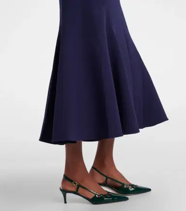 Safiyaa Luisa belted crêpe midi dress | Thumbnail 3