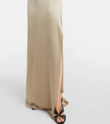 Max Mara Azoto silk satin maxi dress | Thumbnail 2