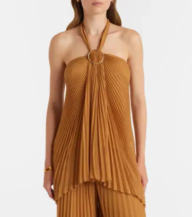 Max Mara Valzer pleated top | Thumbnail 2 Max Mara Valzer pleated top | Thumbnail 2