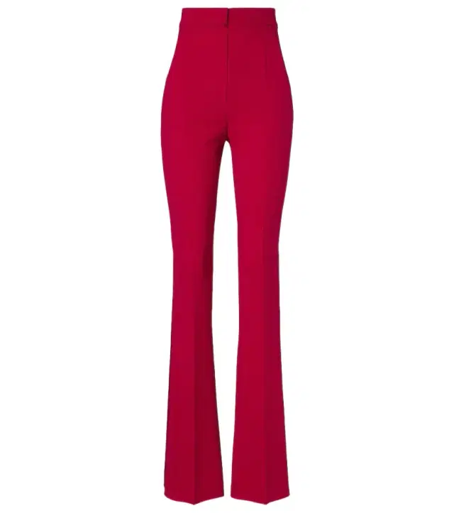 Max Mara Ecrine cady flared pants