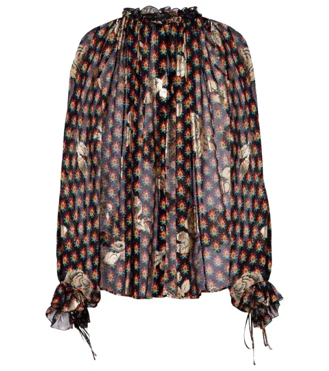 Etro Silk-blend blouse