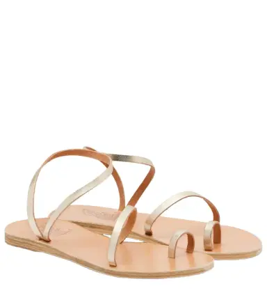Ancient Greek Sandals Metallic leather sandals | Thumbnail 1 Ancient Greek Sandals Metallic leather sandals | Thumbnail 1