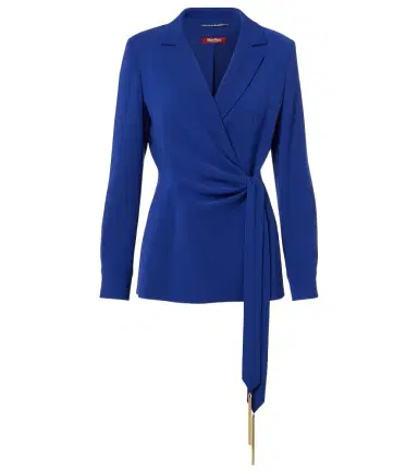Max Mara Elegante Skipper cady wrap blazer | Thumbnail 1 Max Mara Elegante Skipper cady wrap blazer | Thumbnail 1