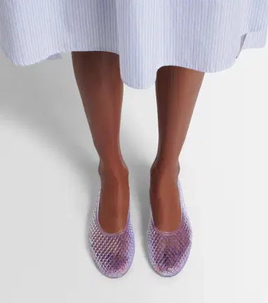 Ancient Greek Sandals Iro fishnet ballet flats | Thumbnail 2