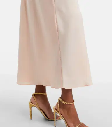 Max Mara Ghiotto embellished satin slip dress | Thumbnail 2 Max Mara Ghiotto embellished satin slip dress | Thumbnail 2