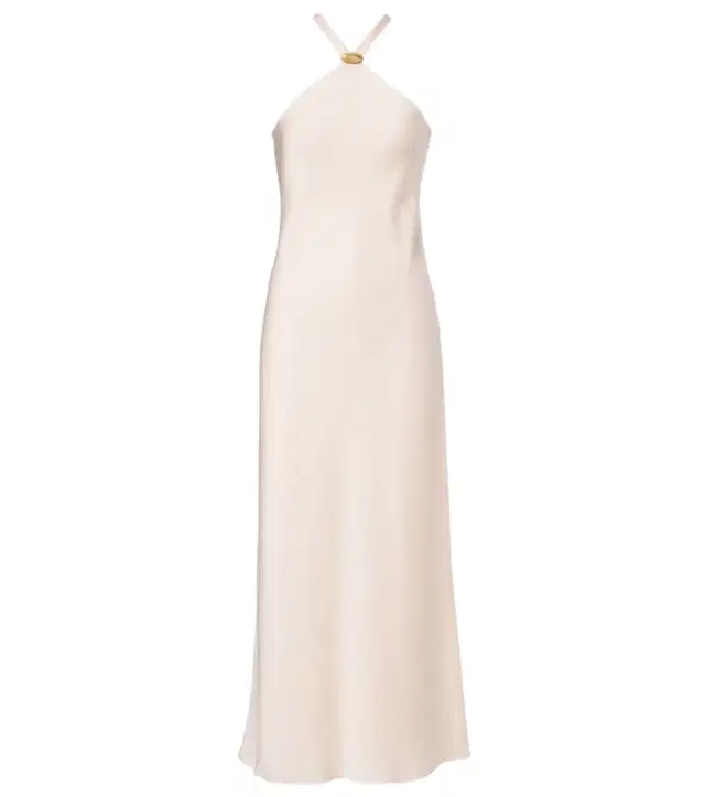 Max Mara Ghiotto embellished satin slip dress