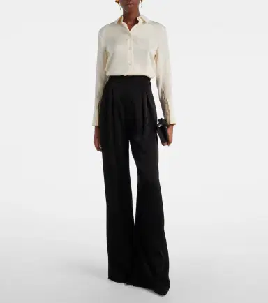 Max Mara Divo satin wide-leg pants | Thumbnail 2