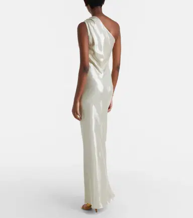 Max Mara Odissea one-shoulder gown | Thumbnail 2 Max Mara Odissea one-shoulder gown | Thumbnail 2
