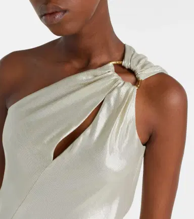 Max Mara Odissea one-shoulder gown | Thumbnail 4 Max Mara Odissea one-shoulder gown | Thumbnail 4