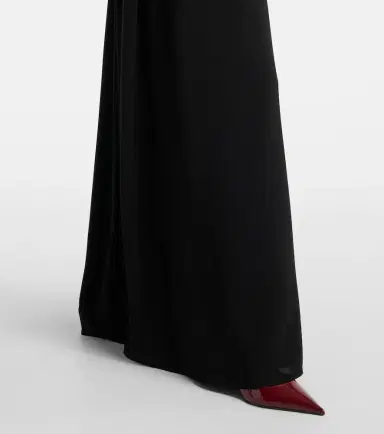 Max Mara Elegante Sax crêpe strapless gown | Thumbnail 4 Max Mara Elegante Sax crêpe strapless gown | Thumbnail 4