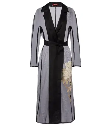 Max Mara Elegante Vodka embroidered silk robe | Thumbnail 1