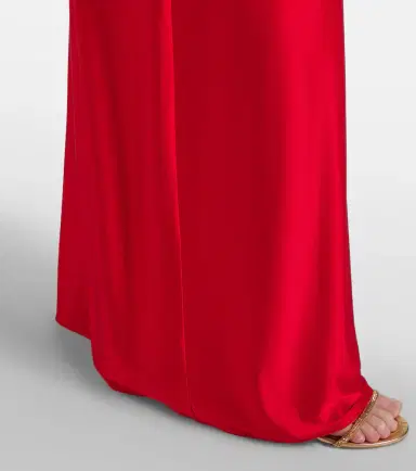 Max Mara Oggetti ruched halterneck bustier gown | Thumbnail 6