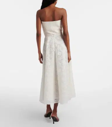 Max Mara Avena embroidered midi skirt | Thumbnail 3 Max Mara Avena embroidered midi skirt | Thumbnail 3