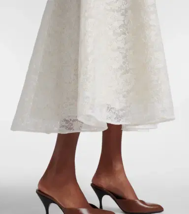 Max Mara Avena embroidered midi skirt | Thumbnail 4 Max Mara Avena embroidered midi skirt | Thumbnail 4