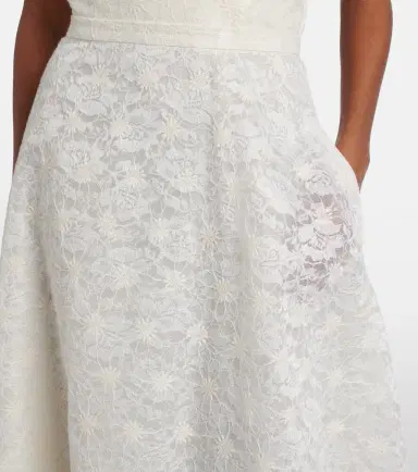Max Mara Avena embroidered midi skirt | Thumbnail 6 Max Mara Avena embroidered midi skirt | Thumbnail 6