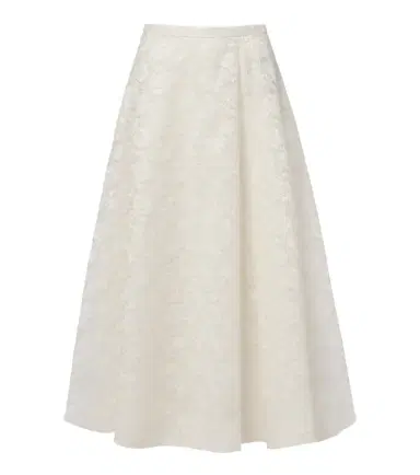 Max Mara Avena embroidered midi skirt | Thumbnail 1 Max Mara Avena embroidered midi skirt | Thumbnail 1