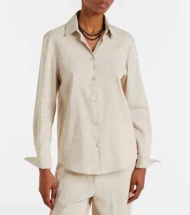 Max Mara Badesse linen-blend shirt | Thumbnail 3