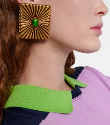 Versace Circe embellished earrings | Thumbnail 6