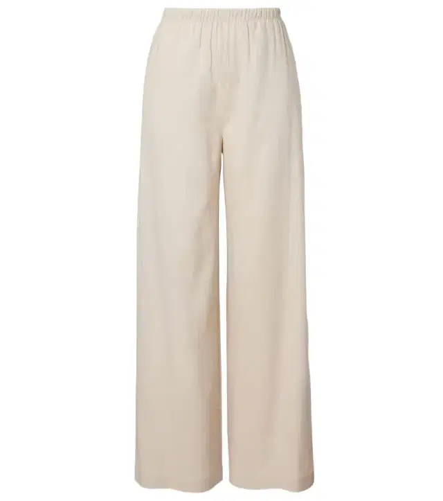 Max Mara Destino linen-blend wide-leg silhouette