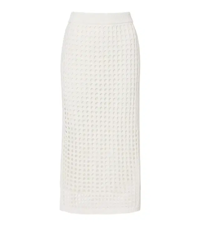 Max Mara Geode open-knit cotton midi skirt