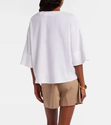 Max Mara Sospiro linen-blend top | Thumbnail 4
