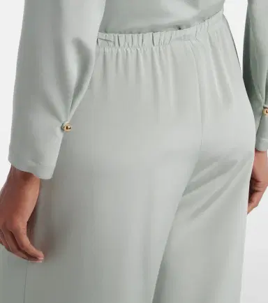 Max Mara Maga silk-blend satin wide-leg pants | Thumbnail 2 Max Mara Maga silk-blend satin wide-leg pants | Thumbnail 2