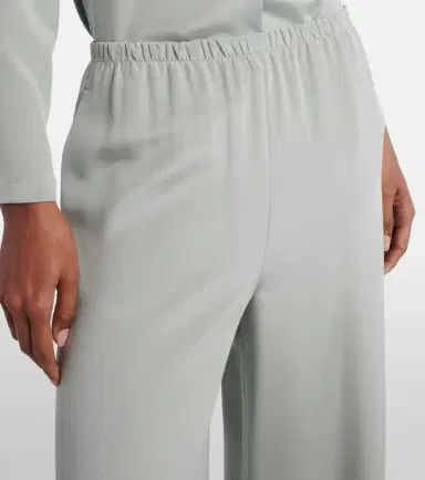 Max Mara Maga silk-blend satin wide-leg pants | Thumbnail 3 Max Mara Maga silk-blend satin wide-leg pants | Thumbnail 3