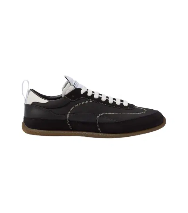 McQueen EC1 suede-trimmed sneakers