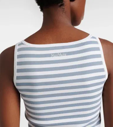 Max Mara Cippo striped tank top | Thumbnail 6