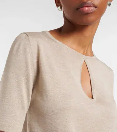 Max Mara Valido silk and cashmere top | Thumbnail 3