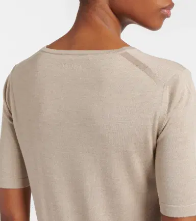 Max Mara Valido silk and cashmere top | Thumbnail 4