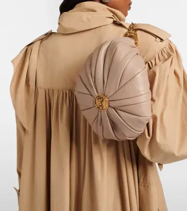 Chloé Chloé Chloé Plissé Small leather shoulder bag | Thumbnail 2
