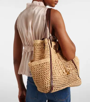 Chloé Chloé Chloé Iconic raffia shoulder bag | Thumbnail 5 Chloé Chloé Chloé Iconic raffia shoulder bag | Thumbnail 5
