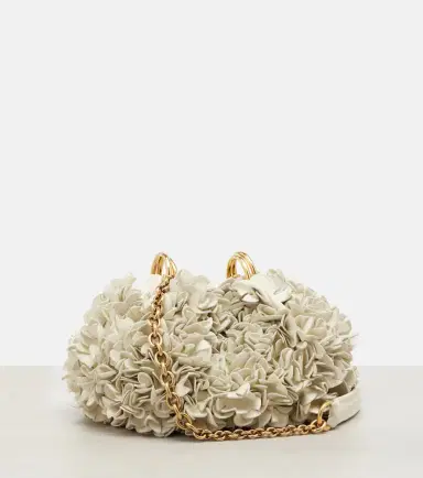 Chloé Chloé Chloé Plissé floral leather shoulder bag | Thumbnail 3