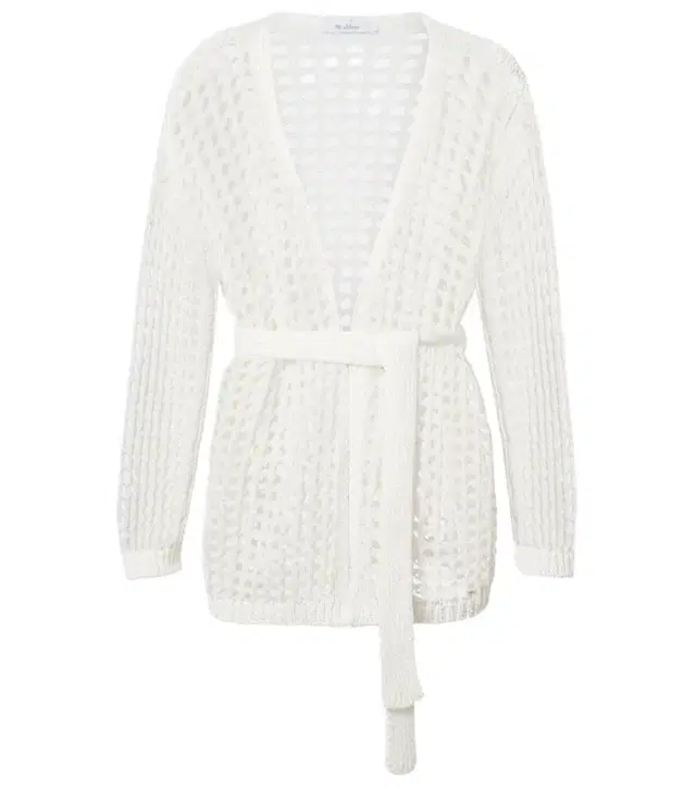 Max Mara Gelo open-knit cotton wrap cardigan