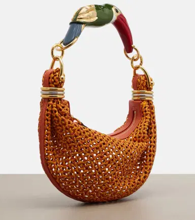 Chloé Chloé Bracelet Small woven leather shoulder bag | Thumbnail 2
