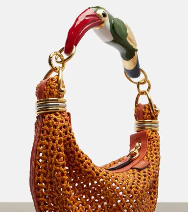 Chloé Chloé Bracelet Small woven leather shoulder bag | Thumbnail 4