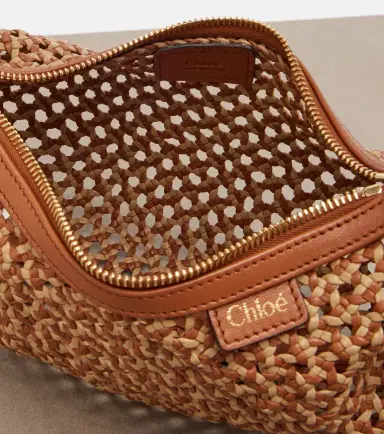 Chloé Chloé Bracelet Small woven leather shoulder bag | Thumbnail 2